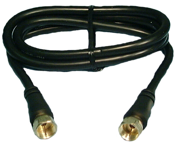 RG59/U Video Jumper Cable 9' F - F Hex Cable, 75 ohm  Z1189 Philmore
