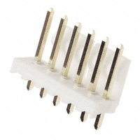 6 Pin Straight Square Pin Locking Header, .156" (3.96mm)      26-60-4060