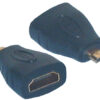 HDMI & DVI Adaptor, HDMI (A) Female to Micro HDMI (D) Male Adaptor
