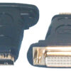HDMI & DVI Adaptors, HDMI F to DVI-I F Adaptor