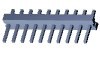 10 Pin Header, MTA-156 Series, Vertical  643886-2