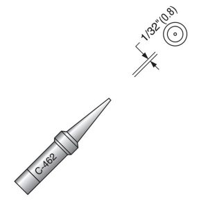 Soldering Tip, 1/32″  Point Tip, 700F, for WELLER soldering irons  C-462-7