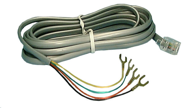 Modular Cord w/Spaded Ends ,25ft      PT-404-25