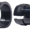 5mm LED Holder, Black, 2pc     55-550-0