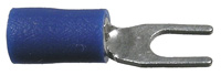 Spade Terminal, Insulated, 16-14 (Blue), 1/4″,  100/pkg       73-146-100