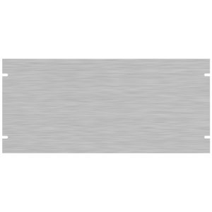 8U Blanking Rack Panel, Aluminum semi-gloss grey, PBPA19014GY2 Hammond
